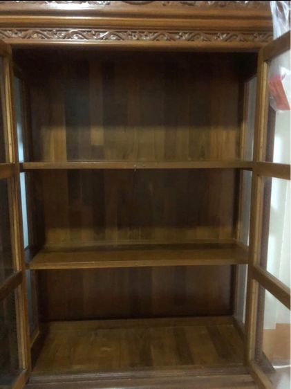 ตู้ไม้สักฉลุลายมือ2 รูปที่ 3