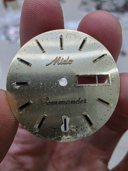 หน้าปัด Mido สีทอง สวยของใหม่เก่าเก็บ หายากเดิมๆ ขายตามสภาพ พร้อมส่ง