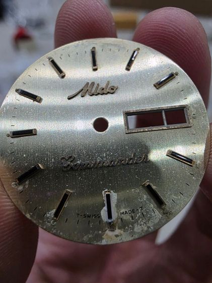 หน้าปัด Mido สีทอง สวยของใหม่เก่าเก็บ หายากเดิมๆ ขายตามสภาพ พร้อมส่ง รูปที่ 2