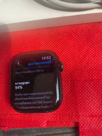 Apple Watch 42mm Series10 ดําJet-black batt 94 ไม่ลด งดต่อราคา ครับ รูปที่ 7