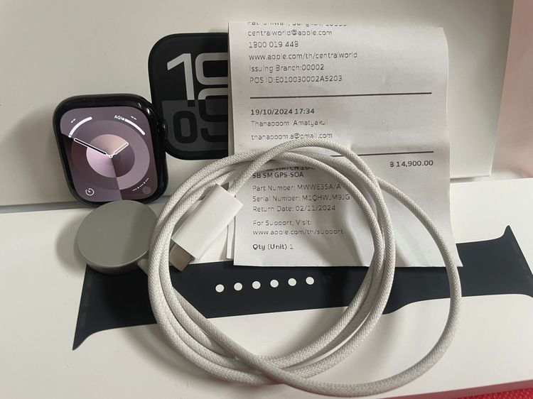 Apple Watch 42mm Series10 ดําJet-black batt 94 ไม่ลด งดต่อราคา ครับ