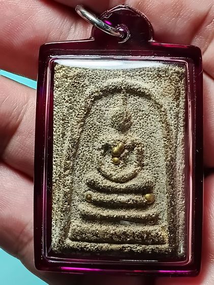 พระสมเด็จเก่า มีเม็ดทองฝั่งอยู่ทั่วทั้งองค์ทั้งเม็ดเล็กเม็ดใหญ่รอบทั้งองค์ ไม่รู้ที่ เหมาพระยกบ้านได้มาแถวย่านริมคลองวังเก่า แถวร.พ.ศิริราช  รูปที่ 11