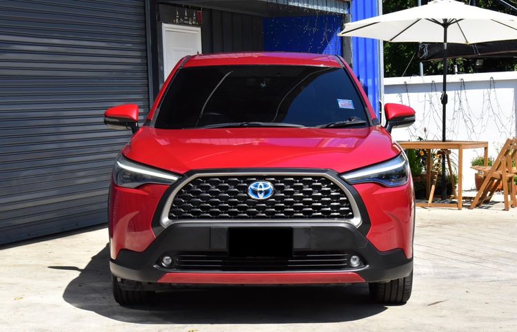Toyota Corolla Cross 2020 1.8 Hybrid Premium Utility-car เบนซิน ไม่ติดแก๊ส เกียร์อัตโนมัติ แดง รูปที่ 2