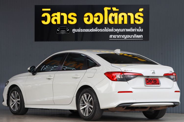 Honda Civic 2021 1.5 Turbo EL+ Sedan เบนซิน ไม่ติดแก๊ส เกียร์อัตโนมัติ ขาว รูปที่ 4