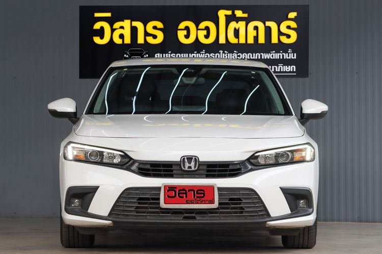 Honda Civic 2021 1.5 Turbo EL+ Sedan เบนซิน ไม่ติดแก๊ส เกียร์อัตโนมัติ ขาว รูปที่ 2