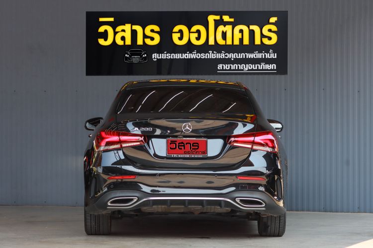 Mercedes-Benz A-Class 2021 A200 Sedan เบนซิน ไม่ติดแก๊ส เกียร์อัตโนมัติ ดำ รูปที่ 3
