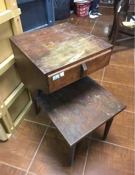 โต๊ะไม้สัก เรโทรโบราณ รูปที่ 2