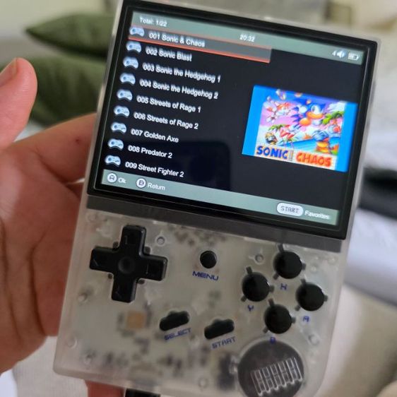 Anbernic RG35XX เครื่องเล่นเกมพกพา เล่นเกม PS1 GBA SFC รูปที่ 4