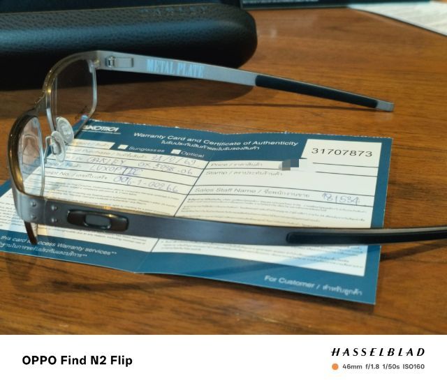 กรอบแว่น oakley ไททาเนียม ของใหม่ ราคาศูน(14000) รูปที่ 2