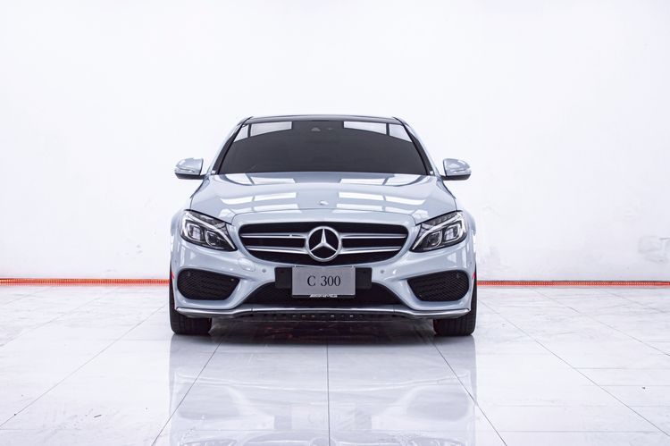 Mercedes-Benz C-Class 2015 C300 Sedan ไฮบริด ไม่ติดแก๊ส เกียร์อัตโนมัติ เทา รูปที่ 4
