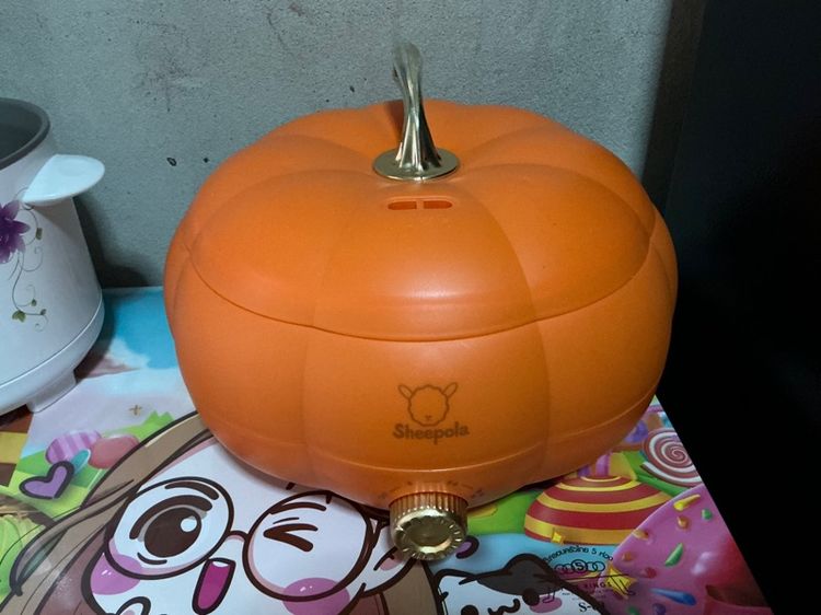 SHEEPOLA กระทะไฟฟ้าทรงฟักทอง ขนาด 5 ลิตร