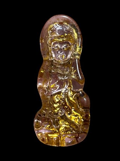 เจ้าแม่่กวนอิมเนื้อเเก้วมณีโชค สีชมพู รูปที่ 2