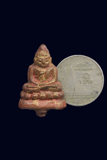 พระรูปหล่อลงชาด รูปที่ 2