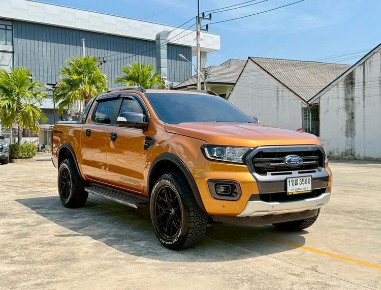 Ford Ranger 2020 2.0 Turbo Hi-Rider Wildtrak Pickup ดีเซล ไม่ติดแก๊ส เกียร์อัตโนมัติ ส้ม รูปที่ 3