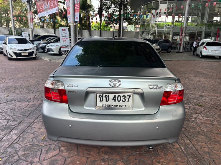 Toyota Vios 2006 1.5 J Sedan เบนซิน ไม่ติดแก๊ส เกียร์อัตโนมัติ เทา รูปที่ 4