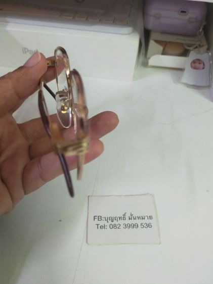 แว่นตา TITAN elloses italy TAVIN ขนาด 56 14-145 สภาพของใหม่ เอาไปใส่เลนส์ ใหม่ได้เลยครับ รูปที่ 6