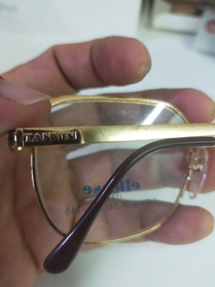 แว่นตา TITAN elloses italy TAVIN ขนาด 56 14-145 สภาพของใหม่ เอาไปใส่เลนส์ ใหม่ได้เลยครับ รูปที่ 7