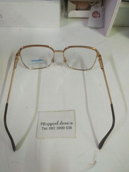 แว่นตา TITAN elloses italy TAVIN ขนาด 56 14-145 สภาพของใหม่ เอาไปใส่เลนส์ ใหม่ได้เลยครับ รูปที่ 10
