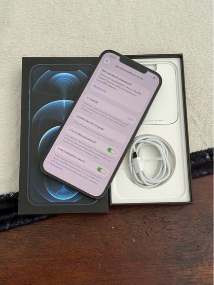 iPhone 12 pro max 256g สีฟ้า สภาพสวยมาก รูปที่ 4