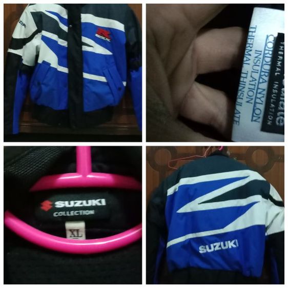 เสื้อการ์ดขับมอเตอร์ไซค์ suzuki GSX R แท้จาก suzuki collection ปี 90 s สภาพสวยใส