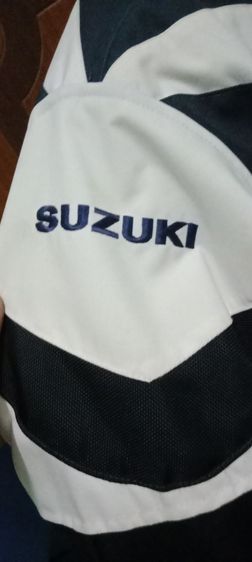 เสื้อการ์ดขับมอเตอร์ไซค์ suzuki GSX R แท้จาก suzuki collection ปี 90 s สภาพสวยใส รูปที่ 3