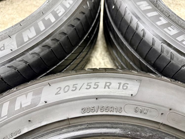 ยางเปอร์เซ็นต์ขอบ 16” ยี่ห้อ MICHELIN รุ่น PRIMACY4 ขนาด 205-55R16 ปี 23 ดอกยางสวย ไม่ปะ ไม่บวม รับประกัน รูปที่ 2