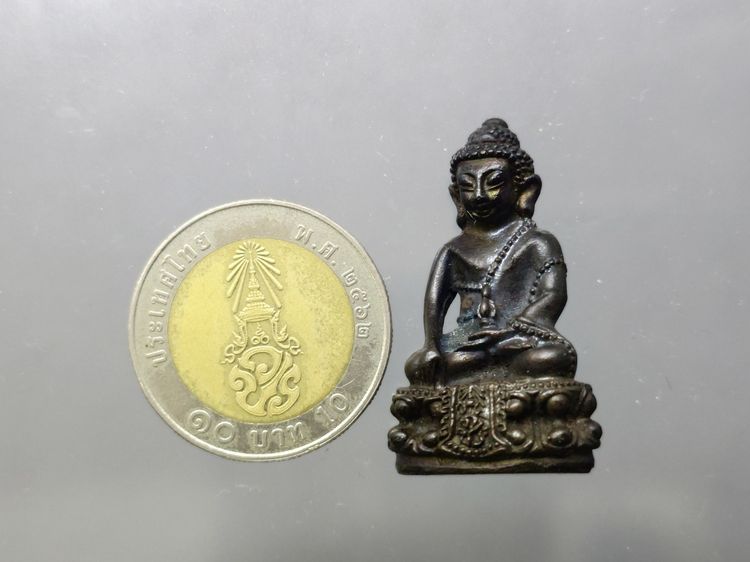 พระกริ่งคุ้มเกล้า (กริ่งศิรากาศ หน้าจีน ก้นถ้วย) เนื้อนวะโลหะ หายาก พ.ศ.2524 พร้อมตลับ หายาก รูปที่ 7