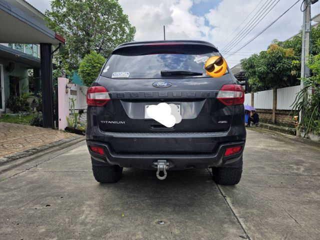 Ford Everest 2019 2.0 Bi-Turbo Titanium+ 4WD Utility-car ดีเซล ไม่ติดแก๊ส เกียร์อัตโนมัติ ดำ รูปที่ 3