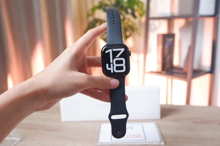 Apple Watch Series 10 GPS 46MM สี JetBlack เครื่องสวย ราคาเพียง 8,990.- มีประกันร้าน 60วัน รูปที่ 4