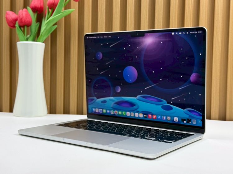 MacBook Air 13.6-inch M2 2022 Ram8GB SSD512GB Silver รูปที่ 2