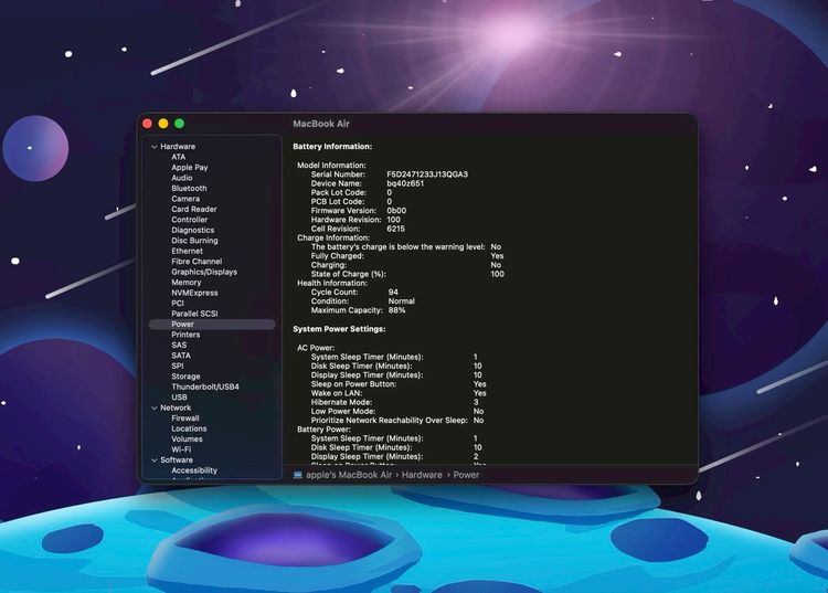 MacBook Air 13.6-inch M2 2022 Ram8GB SSD512GB Silver รูปที่ 13