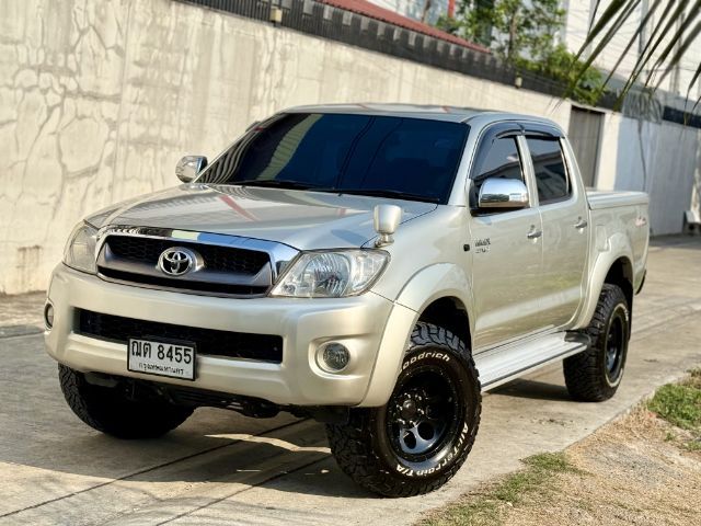 Toyota Hilux Vigo 2008 2.7 G 4WD Pickup เบนซิน ไม่ติดแก๊ส เกียร์อัตโนมัติ บรอนซ์เงิน