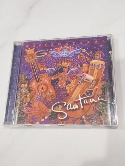 แผ่นCD audioอัลบั้ม Supernatural ของศิลปินร็อกชื่อดัง Santana