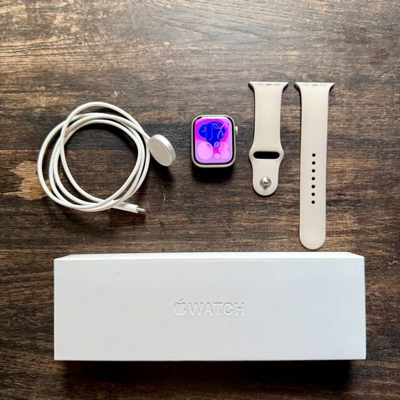 Apple Watch Series 9 gps 45mm แบต 93 สี Starlight สวยๆ สภาพเดิมๆ สภาพดี ใช้งานปกติทุกอย่าง  รูปที่ 15