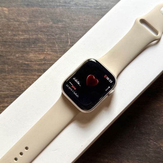 Apple Watch Series 9 gps 45mm แบต 93 สี Starlight สวยๆ สภาพเดิมๆ สภาพดี ใช้งานปกติทุกอย่าง  รูปที่ 5