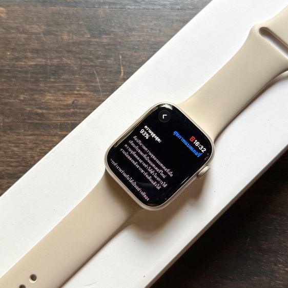 Apple Watch Series 9 gps 45mm แบต 93 สี Starlight สวยๆ สภาพเดิมๆ สภาพดี ใช้งานปกติทุกอย่าง  รูปที่ 2