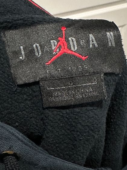 เสื้อสเว็ตเตอร์สีกรม(ฮู้ด) แบรนด์  Air Jordan  รูปที่ 4