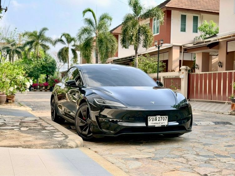รถ Tesla Model-3 Performance 4WD สี ดำ
