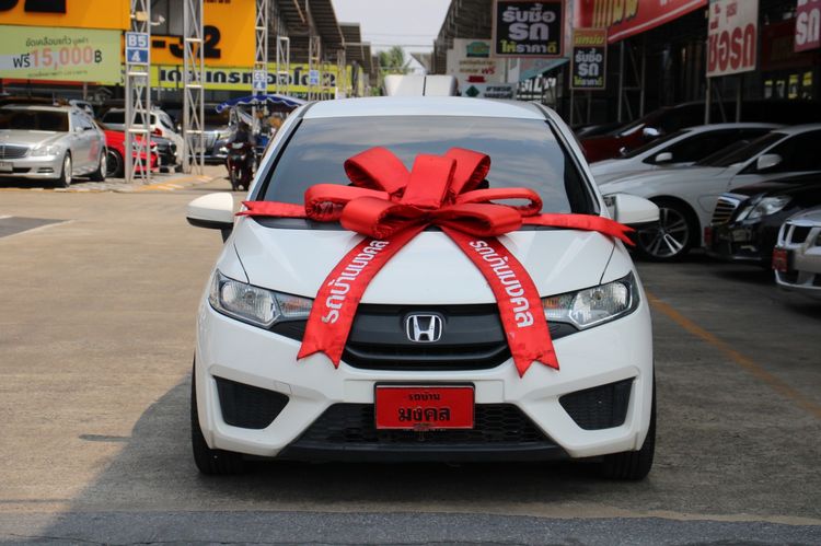 Honda Jazz 2015 1.5 V i-VTEC Sedan เบนซิน ไม่ติดแก๊ส เกียร์อัตโนมัติ ขาว รูปที่ 2