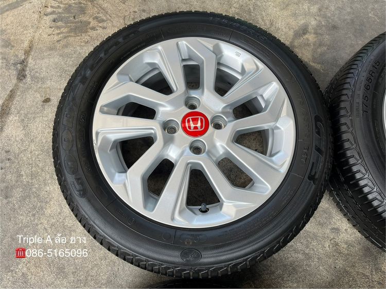 ✨ล้อแม็กแถมยาง✨4รู100 Honda Jazz รองท็อป ขอบ 15 รูปที่ 4