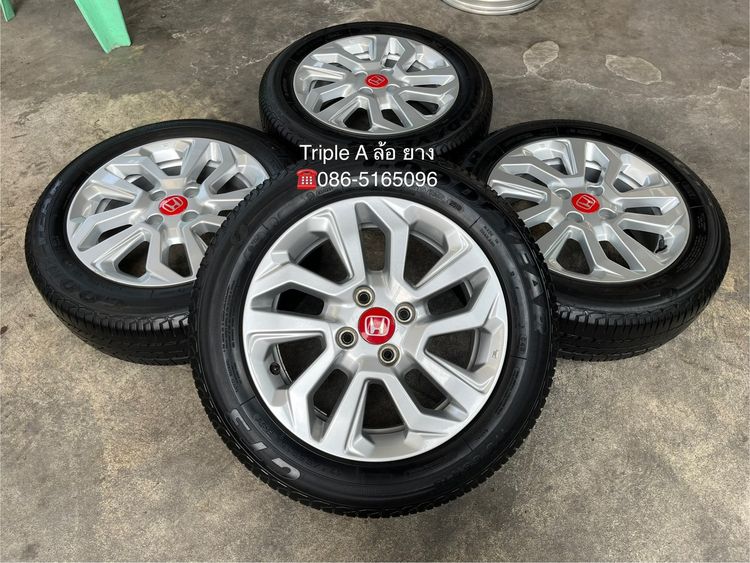 Enkai อะลูมิเนียมอัลลอย 15" ✨ล้อแม็กแถมยาง✨4รู100 Honda Jazz รองท็อป ขอบ 15