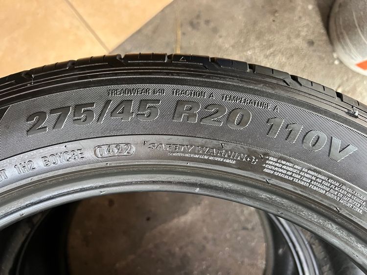 ยาง KUMHO 275 45 20 ปี22 คู่ 1500 บาท สภาพดี รูปที่ 6
