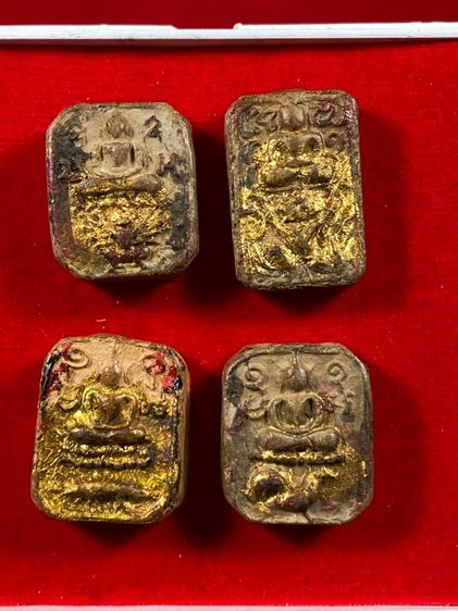 🔺พระหลวงพ่อปาน วัดบางนมโค พระนครศรีอยุธยา พิมพ์พญาครุฑ พิมพ์หนุมาน พิมพ์ทรงเม่นพิมพ์ ขี่ไก่หางพวง รวม4องค์