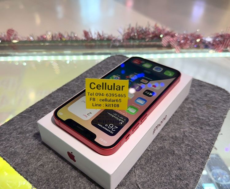 iPhone 12 64GB Red สภาพสวย เครื่องไทย ครบกล่อง รูปที่ 5