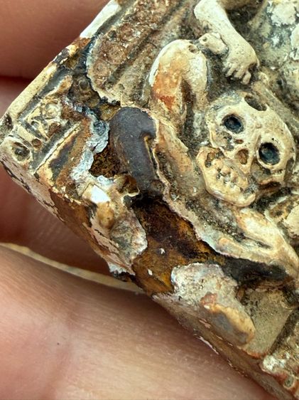 พระขุนเเผนอุ้มกุมารขี่โหงพราย หลวงพ่อกวย วัดโฆสิตาราม ชัยนาท ปี2500-2510 พระเหมาๆบ้านๆ พระคนแก่เก่าๆเก็บ รูปที่ 6