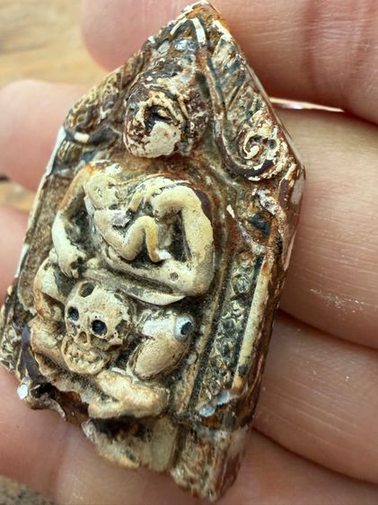 พระขุนเเผนอุ้มกุมารขี่โหงพราย หลวงพ่อกวย วัดโฆสิตาราม ชัยนาท ปี2500-2510 พระเหมาๆบ้านๆ พระคนแก่เก่าๆเก็บ รูปที่ 9