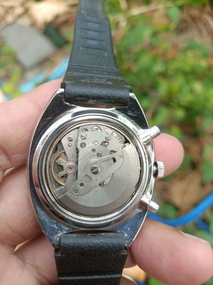 SEIKO Pepsi 6139-6030 AUTO CHRONOGRAPH JAPAN 1970's หน้าเดิม จับเวลาวงเดียว ตัวเก่าตึง  ตึง เครื่องสวย เดิน
ปรกติ สายยางแท้ดำน้ำ รูปที่ 10