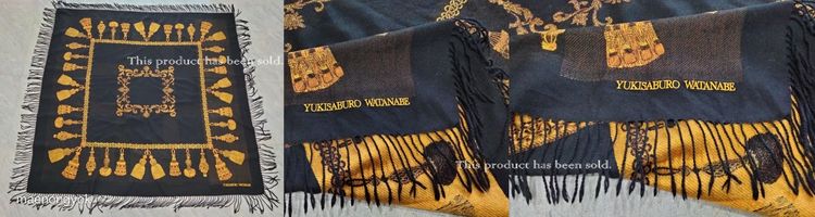 ผ้าคลุมไหล่แบรนด์เนม เนื้อ wool  รูปที่ 18