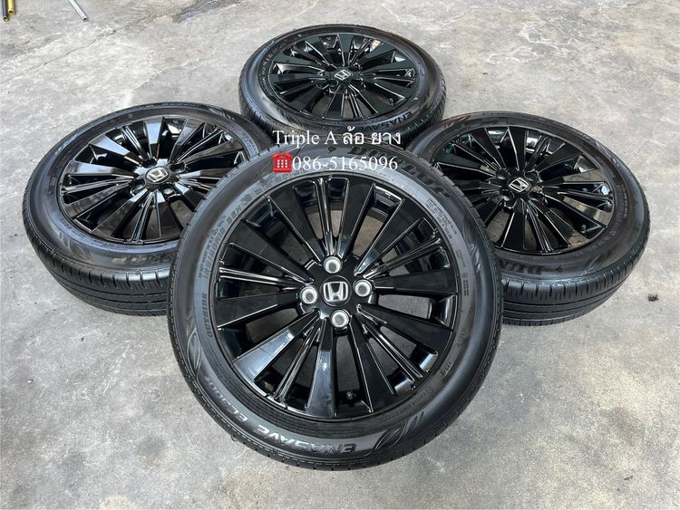 อื่นๆ อะลูมิเนียมอัลลอย 16" ✨ล้อแม็กพร้อมยาง✨Honda City Hatchback RS รุ่นใหม่ ขอบ 16 สีดำแท้💯💖สวยมาก💖