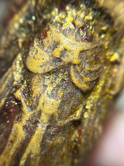 พระพิมพ์เทวดาพิมพ์พนมมือลงรักปิดทอง รูปที่ 7